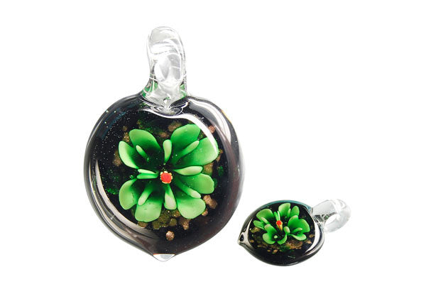 Lampwork Art Glass Heart Pendants - 46 Styles