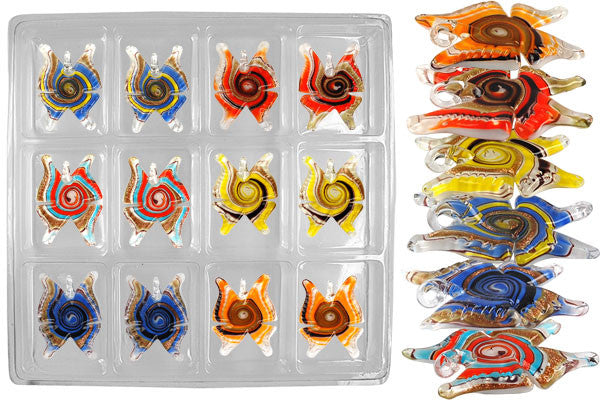 Lampwork Art Glass Value Pack & Mixed Shape Pendants - 43 Styles