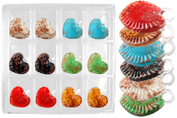Lampwork Art Glass Value Pack & Mixed Shape Pendants - 43 Styles