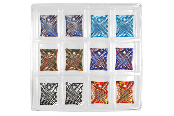 Lampwork Art Glass Value Pack & Mixed Shape Pendants - 43 Styles