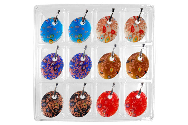 Lampwork Art Glass Value Pack & Mixed Shape Pendants - 43 Styles