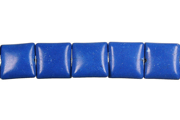 Lapis Beads - Dyed) Square - 12x12mm - 16-inch - unbranded beads for jewelry making