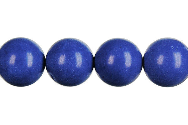 Lapis Beads - Dyed) Round - 16mm - 16-inch - unbranded beads for jewelry making