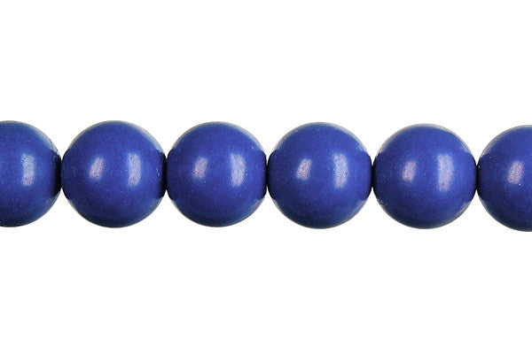 Lapis Beads - Dyed) Round - 12mm - 16-inch - unbranded beads for jewelry making