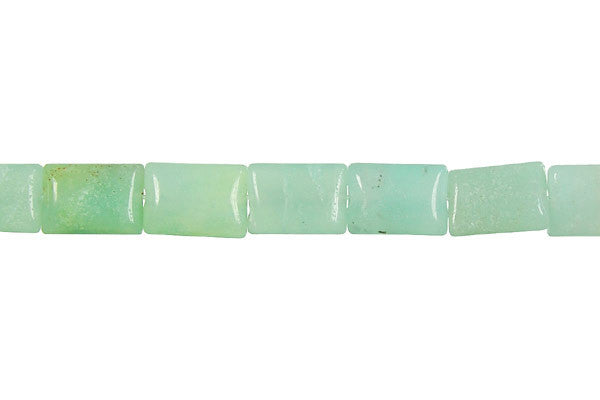 Amazonite Beads - Flat Rectangle (Light) - 8x10mm - 16-inch - unbranded beads for jewelry making