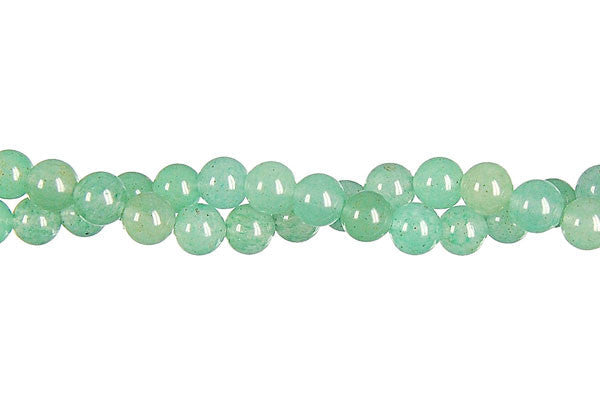 Green Aventurine Beads - Round - 8mm - 16-inch - unbranded beads for jewelry making