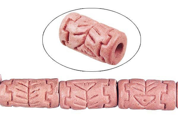 Poly Clay Beads - Tube (7009) - 8x15mm - 16-inch - unbranded beads for jewelry making