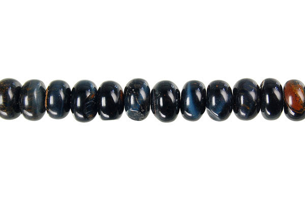 Blue Flash Labradorite Beads - Rondelle - 4x6mm - 16-inch - unbranded beads for jewelry making