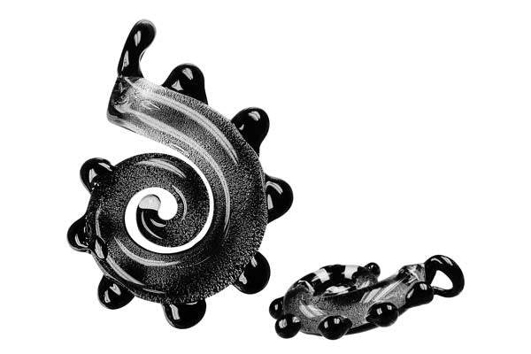 Lampwork Art Glass Dinosaur Tail Pendants - 10 Styles