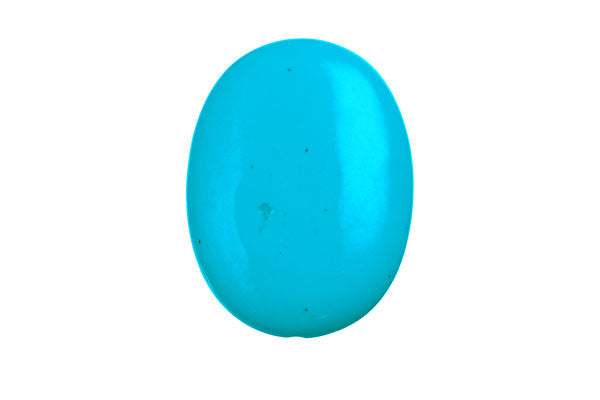 Howlite (Blue) Flat Oval - 30x40mm - Piece - unbranded Howlite pendant for jewelry making