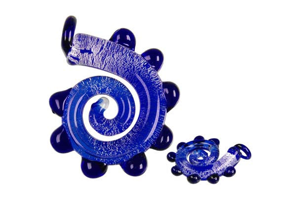 Lampwork Art Glass Dinosaur Tail Pendants - 10 Styles