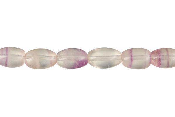 Fluorite Beads - Drum - 6x9mm - 16-inch - unbranded beads for jewelry making