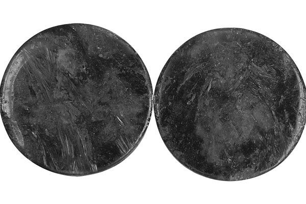 Blue Flash Labradorite Beads - Coin - 30x30mm - 16-inch - unbranded beads for jewelry making