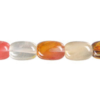 Tiger Quartz Glass Beads - Drum - 6x9mm - 16-inch - unbranded beads for jewelry making
