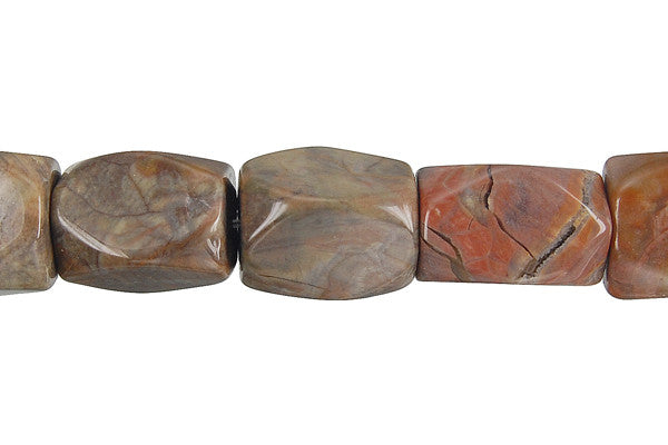 Amber Onyx Beads - Faceted Nugget - 12x16mm - 16-inch - unbranded beads for jewelry making