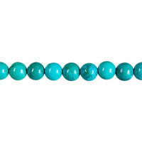 Turquoise Beads - Stabilized) Round - 13mm - 16-inch - unbranded beads for jewelry making