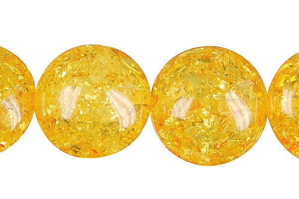 Synthetic Amber Beads - Synthetic Amber (Light) Button - 23x23mm - 16-inch - unbranded beads for jewelry making