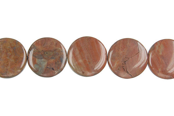 Amber Onyx Beads - Coin - 14x14mm - 16-inch - unbranded beads for jewelry making