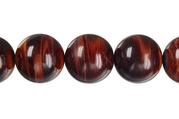 Red Tiger's Eye Beads - Red Tiger Eye Round - 16mm - 16-inch - unbranded beads for jewelry making