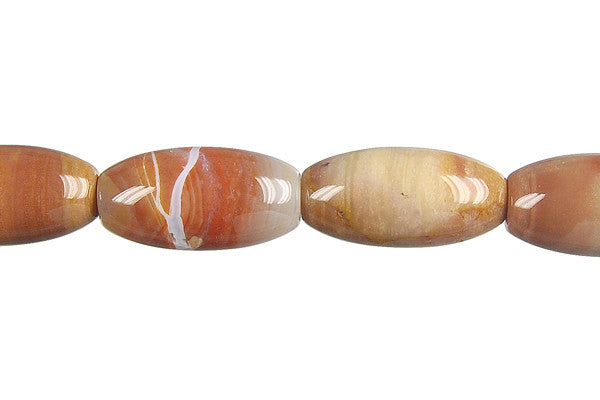 Rainbow Onyx Beads - Rice - 10x20mm - 16-inch - unbranded beads for jewelry making