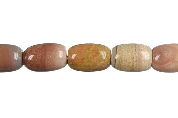 Rainbow Onyx Beads - Drum - 10x14mm - 16-inch - unbranded beads for jewelry making