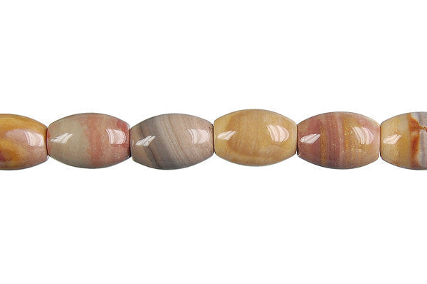 Rainbow Onyx Beads - Drum - 8x12mm - 16-inch - unbranded beads for jewelry making