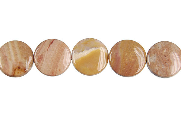 Rainbow Onyx Beads - Coin - 12x12mm - 16-inch - unbranded beads for jewelry making