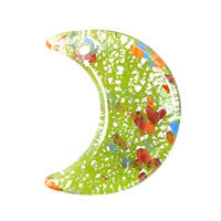 Lampwork Art Glass Moon Pendants - 13 Styles