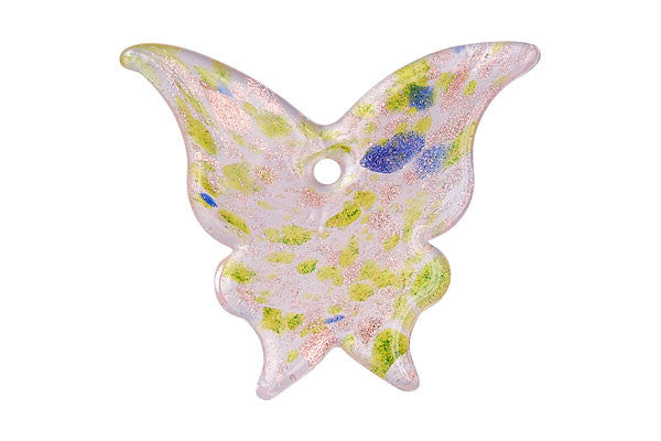 Lampwork Art Glass Butterfly Pendants - 19 Styles