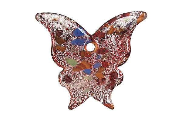 Lampwork Art Glass Butterfly Pendants - 19 Styles