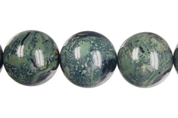 Kambaba Jasper Beads - Round - 16mm - 16-inch - unbranded beads for jewelry making