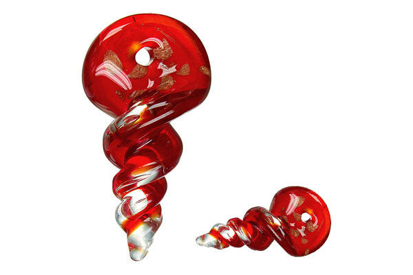 Lampwork Art Glass Screw Pendants - 3 Styles