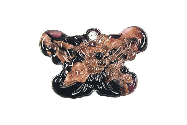 Lampwork Art Glass Butterfly Pendants - 19 Styles
