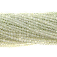 Amazonite Quartz Glass Beads - Round - 2mm - 16-inch - unbranded beads for jewelry making