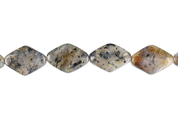 Sesame Rock Crystal Beads - Diamond - 10x14mm - 16-inch - unbranded beads for jewelry making