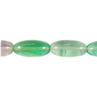 Fluorite Beads - A) Rice - 10x20mm - 16-inch - unbranded beads for jewelry making
