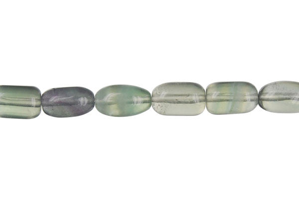 Fluorite Beads - A) Drum - 6x9mm - 16-inch - unbranded beads for jewelry making