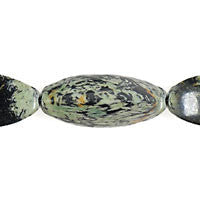 Fireworks Jasper Beads - Triangle Rice - 15x35mm - 16-inch - unbranded beads for jewelry making