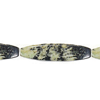 Fireworks Jasper Beads - Square Rice - 10x40mm - 16-inch - unbranded beads for jewelry making