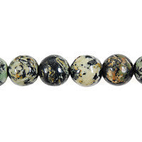 Fireworks Jasper Beads - Round - 14mm - 16-inch - unbranded beads for jewelry making