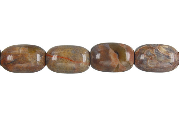 Amber Onyx Beads - Drum - 10x14mm - 16-inch - unbranded beads for jewelry making