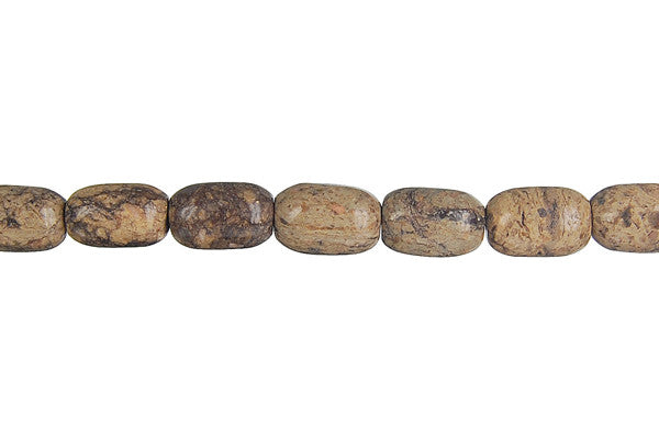 Picasso Jasper Beads - Drum - 6x9mm - 16-inch - unbranded beads for jewelry making