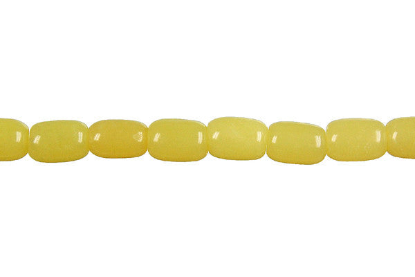 Olive Jade Beads - Light) Drum - 6x9mm - 16-inch - unbranded beads for jewelry making