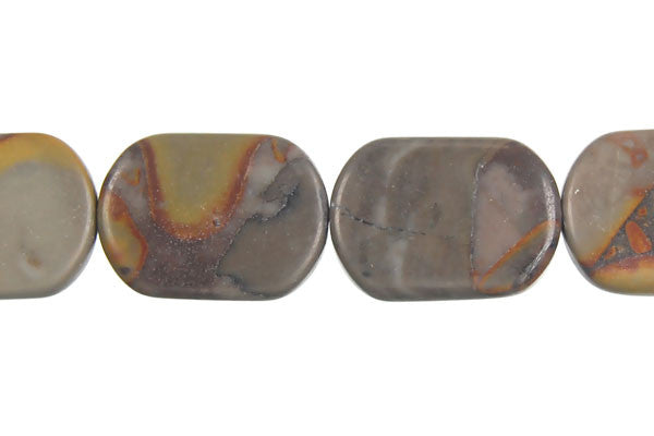 Golden Jasper Beads - Rectangle Round Corner - 13x18mm - 16-inch - unbranded beads for jewelry making