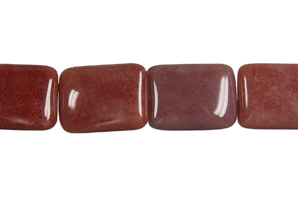 Chocolate Aventurine Beads - Rectangle - 13x18mm - 16-inch - unbranded beads for jewelry making