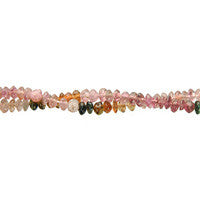 Tourmaline Beads - Rondelle - 2x4mm - 16-inch - unbranded beads for jewelry making
