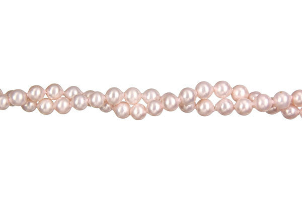 Shell MOP Beads - Shell Pearl Round (SP 5008) - 4mm - 16-inch - unbranded beads for jewelry making
