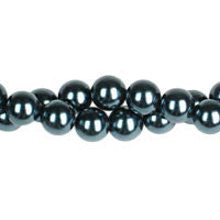 Shell MOP Beads - Shell Pearl Round (SP 2030) - 6mm - 16-inch - unbranded beads for jewelry making