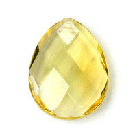 Color Quartz Glass Pendants: Flat Oval, Briolette & Rose & More - 13 Styles