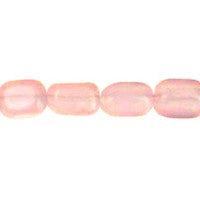 Rose Quartz Beads - Smooth Nugget - 10x14mm - 16-inch - unbranded beads for jewelry making